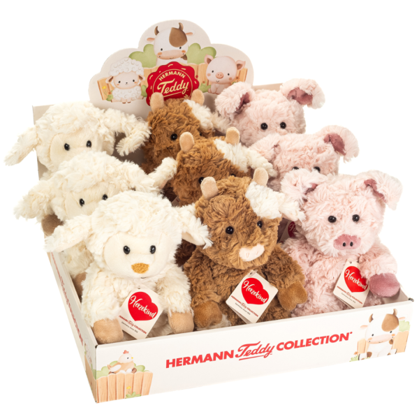 Teddy Hermann - Bondgårdsdjur 20 cm - assorterade TH939917
