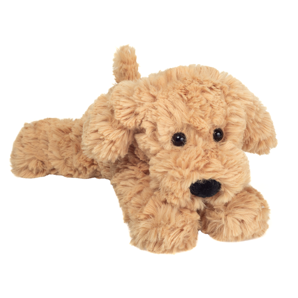 Teddy Hermann - Liggende hund 20 cm - 6 assorterede TH919858 beige