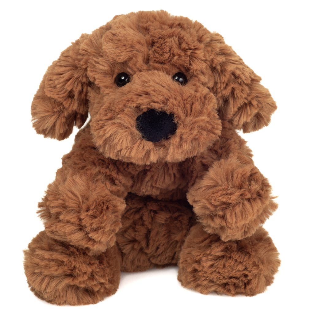 Teddy Hermann - Liggande hund 20 cm - 6 st assorterade TH919858 brun