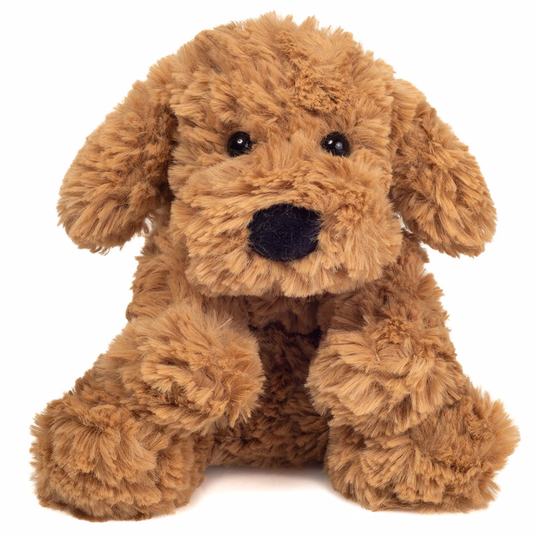 Teddy Hermann - Liggende hund 20 cm - 6 assorterede TH919858 latte