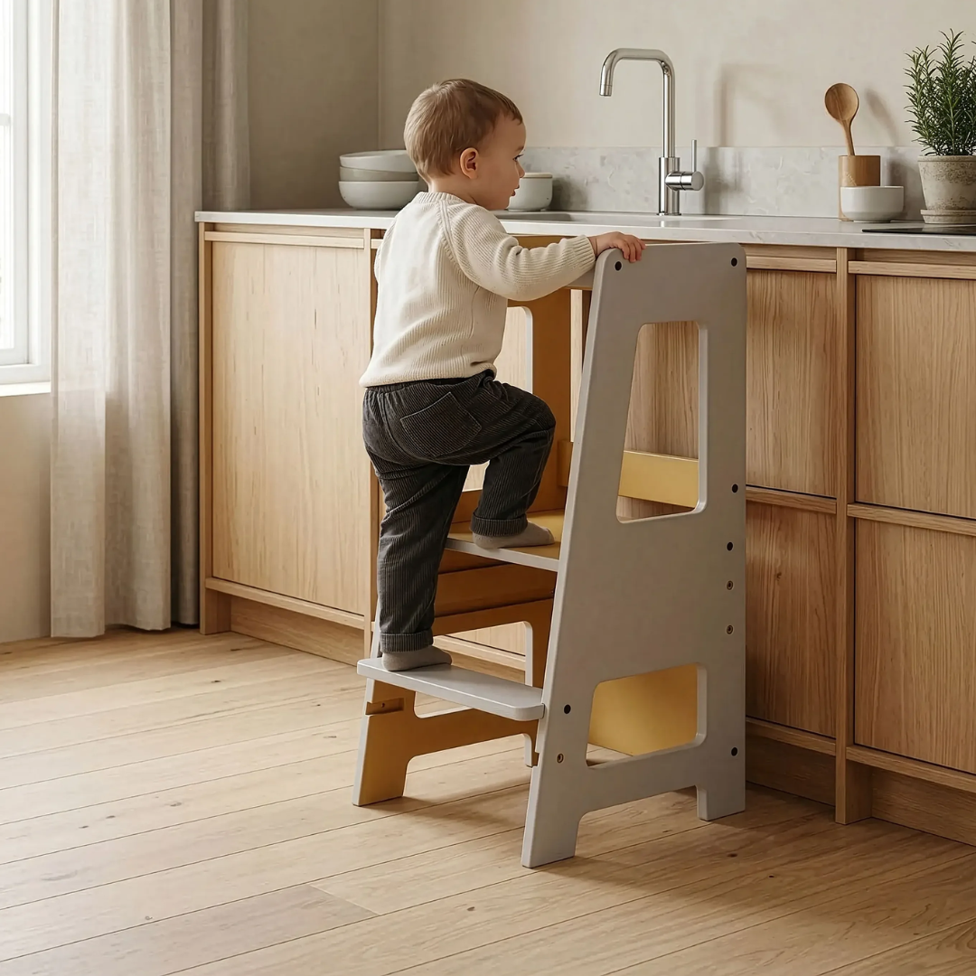 Kid's Concept læringstårn grå