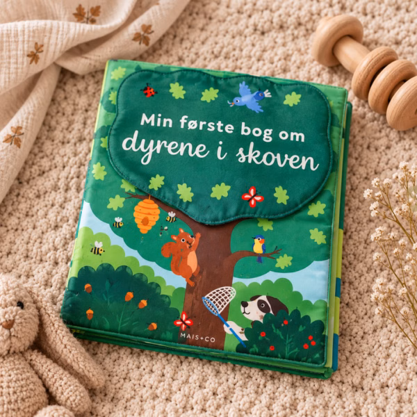 Min første bog om dyrene i skoven - Stofbog