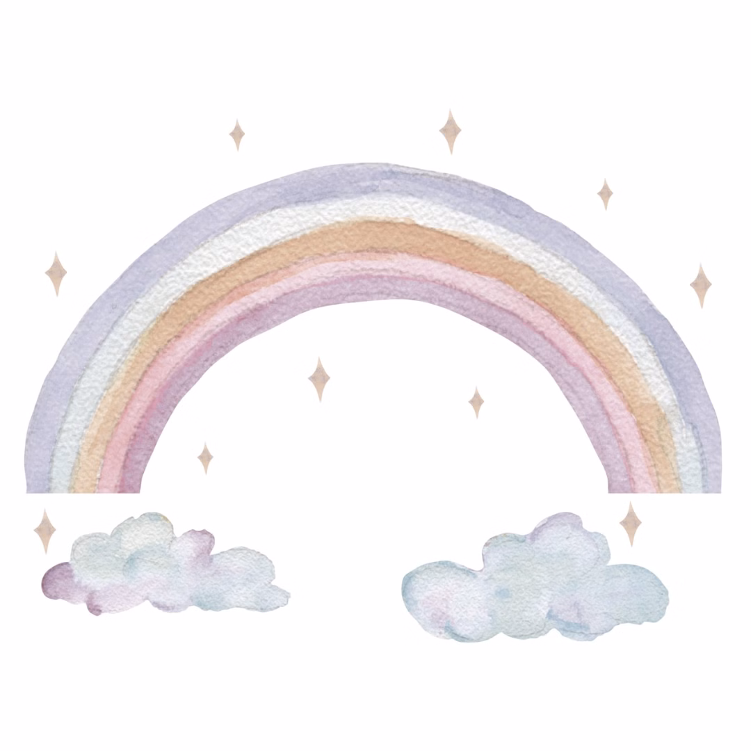 That's Mine Wallsticker regnbue - Multi