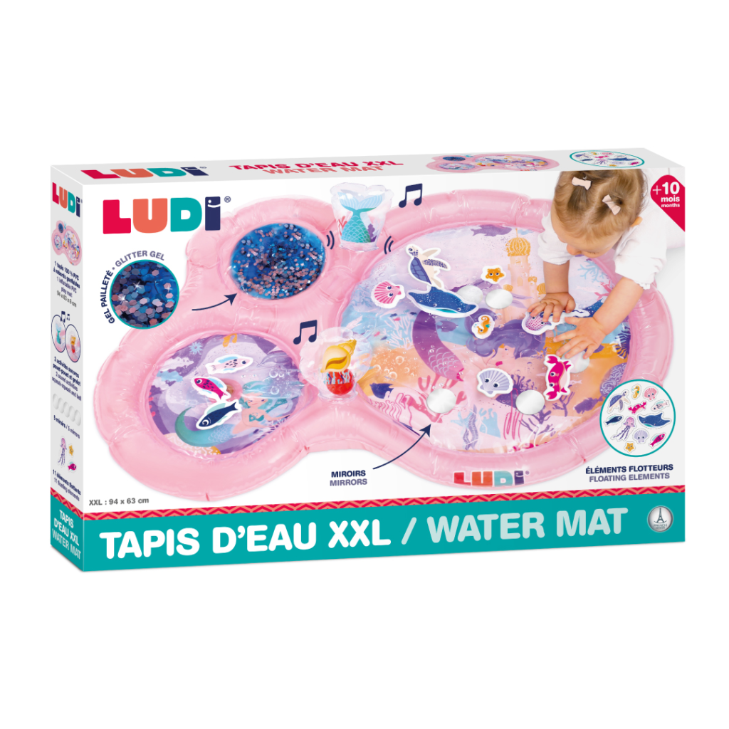 Vattenlekmatta rosa Ludi