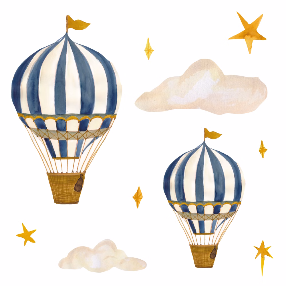 Wallsticker dreamy balloons