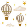 Wallsticker drömska ballonger