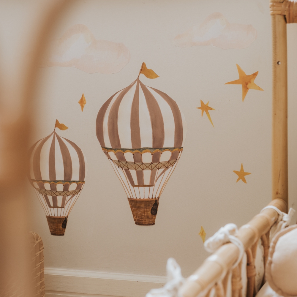 Wallsticker drömska ballonger