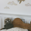 Wallsticker moln 5-pack - Multi