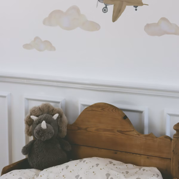 Wallsticker moln 5-pack - Multi