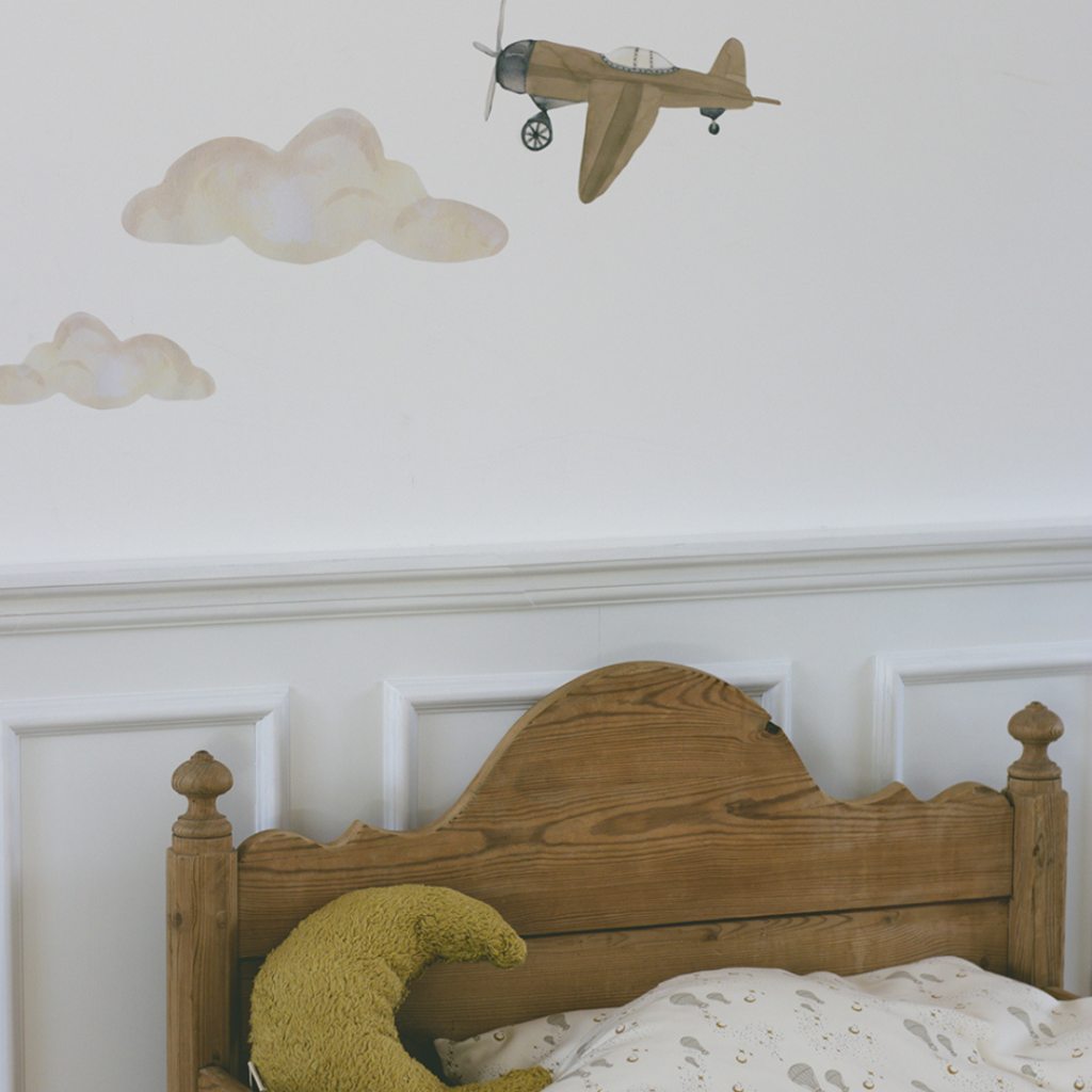 Wallsticker moln 5-pack - Multi