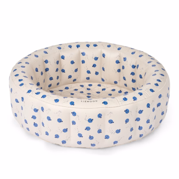 Kornelia Pool med tryck Ø 85 cm - Liewood - NEW - Pufferfish / Sandy
