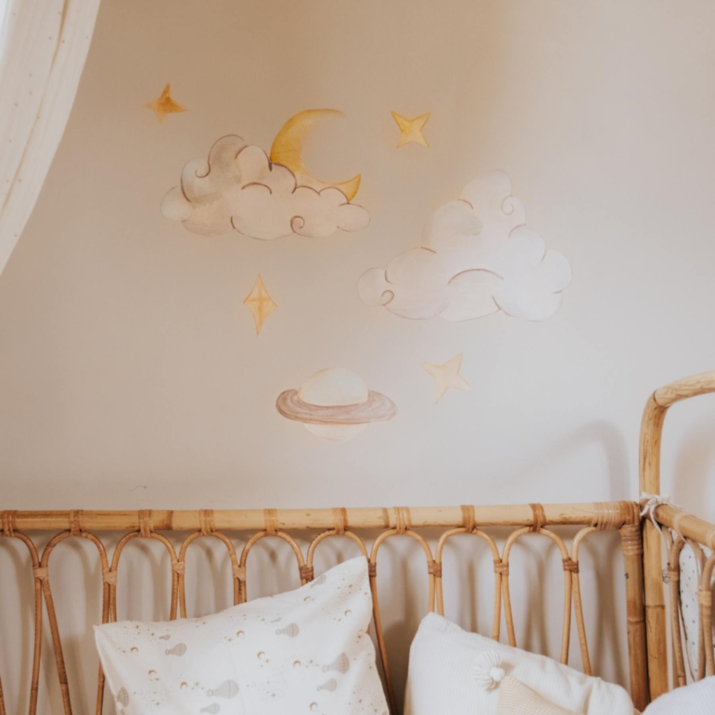 thats mine Wallsticker Saturnus himmel - Multi