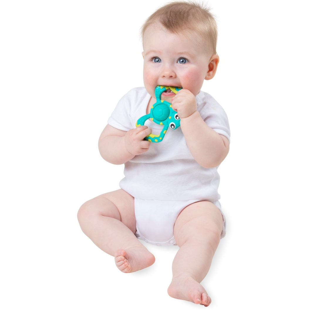 Playgro Bidering, skildpadde - 10188760, baby bidder I bidering