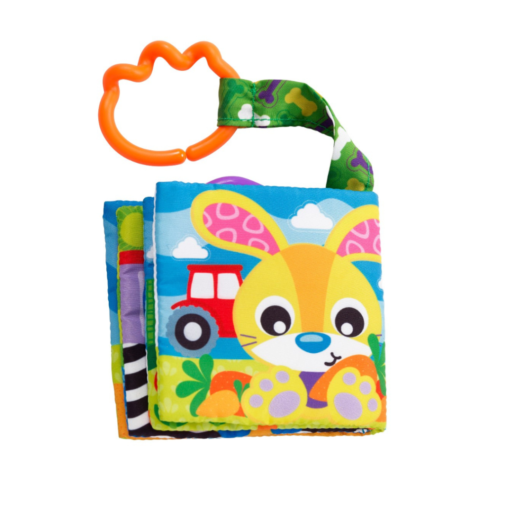 Playgro Farm bitbok med hängare - 10186967