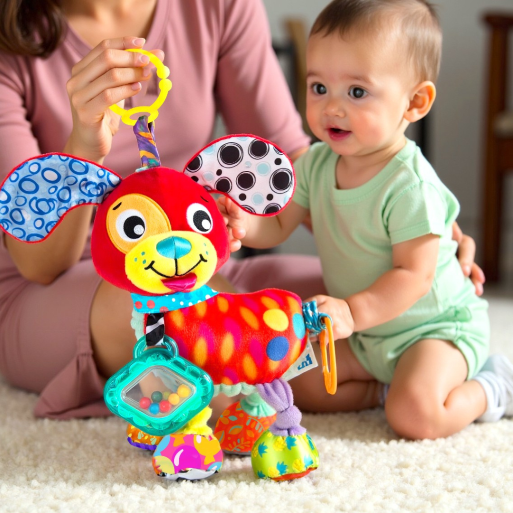Playgro Penny aktivitetshund med hängare - 10189034