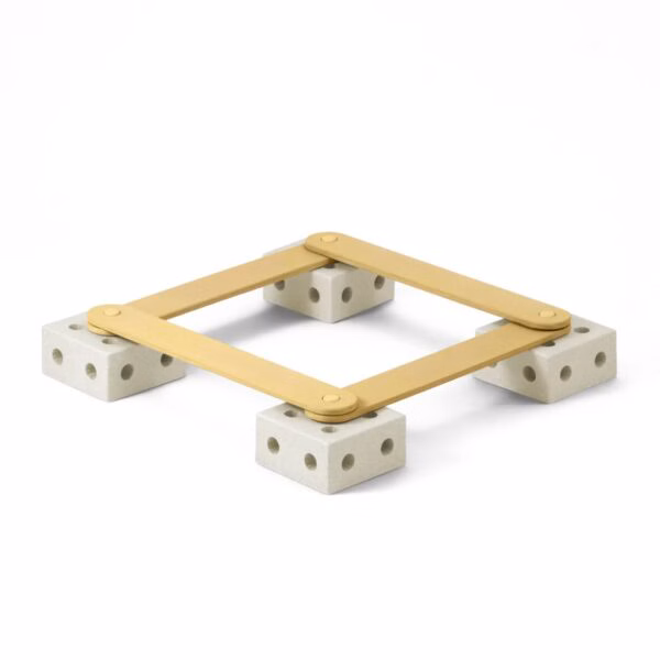 Modu balancebræt - sand grey/honey yellow - balance track