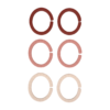 Filibabba Upphängningsringar - 6-pack - rosa