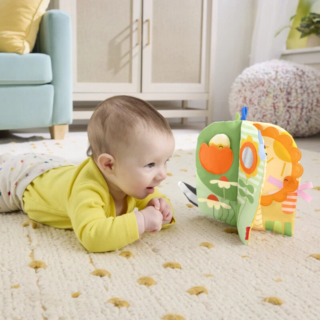 Fisher-Price sensorisk årstidsbog - blød aktivitetsbog