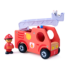 Hape - Vrålande brandbil med ljud och bok