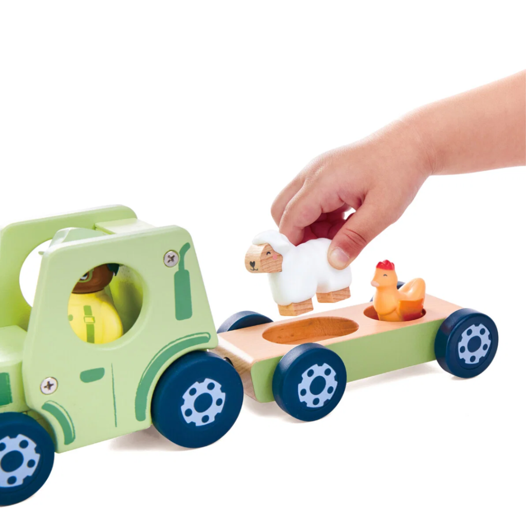 Hape - Mullrande traktor med ljud