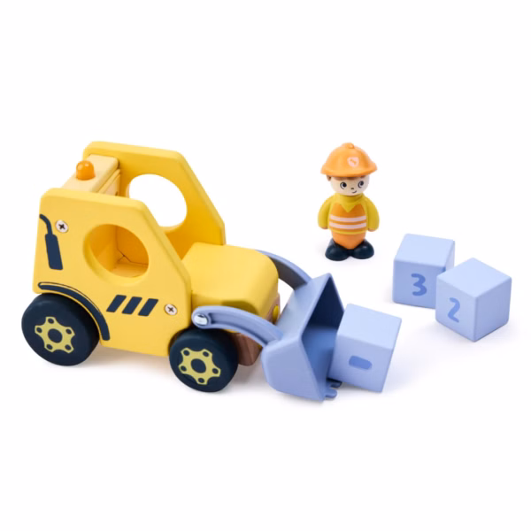 Hape surrande bulldozer med ljud