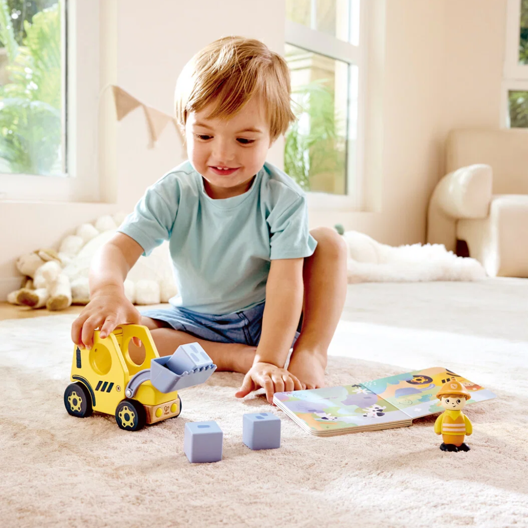 Hape summende bulldozer med lyd