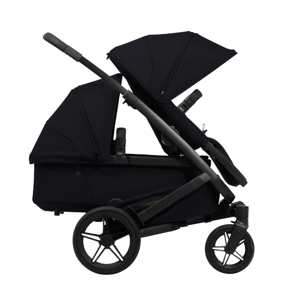 Joolz Geo5 double søskendeklapvogn space black
