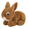 Teddy Hermann - Liggande kanin brun 17 cm