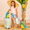 Färgglad macaw papegoja gosedjur från Teddy Hermann med verklighetstrogna detaljer. Perfekt för rolllek, gos och fantasifulla djungeläventyr.