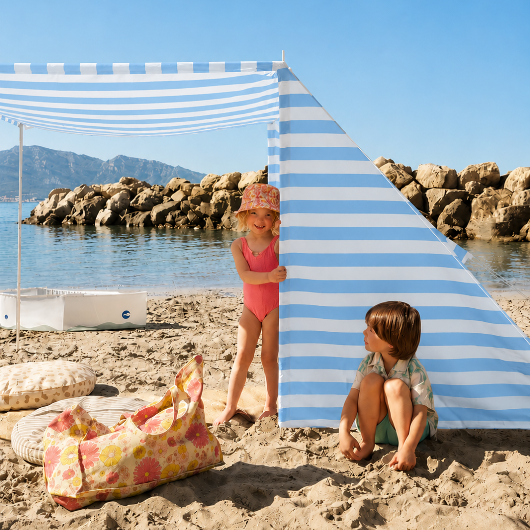 kid's concept strandtelt blå