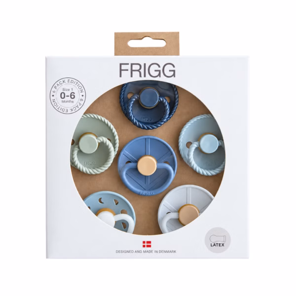 FRIGG Suttepakke 6-pak - Str 1 endless sea