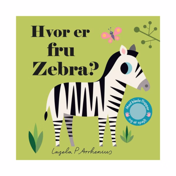 Var är fru Zebra med mjuka flikar och en spegel