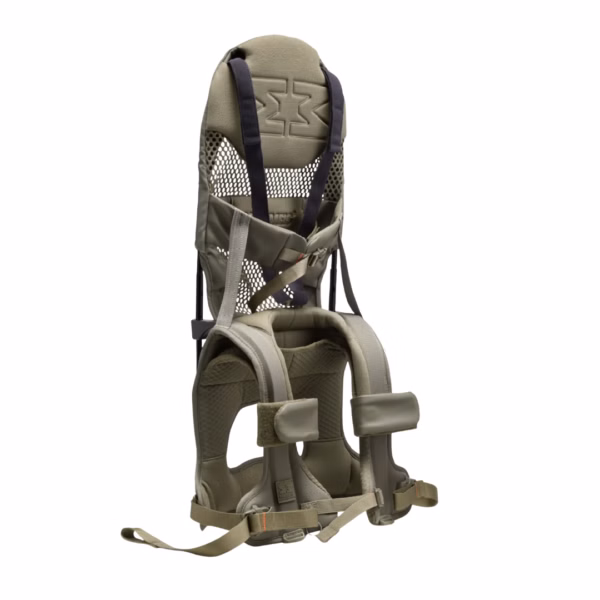 Minimeis G5 Premium bärstol för axlarna – 6 månader–4 år, olivgrön