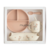 Mushie Silicone Feeding Toddler Set barnservis