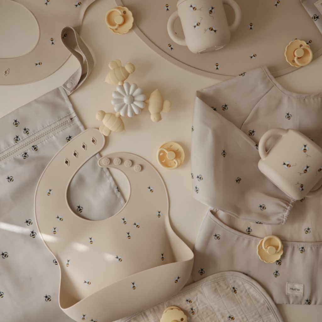 Mushie Silicone Feeding Toddler Set barnservis