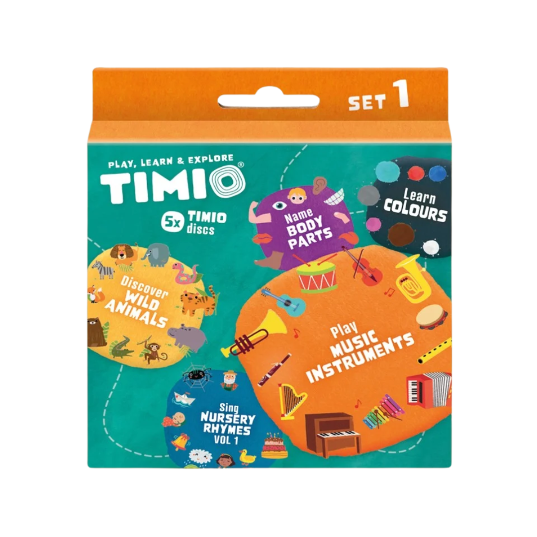 Timio - Disc sæt 1 - Vilde dyr og kroppen
