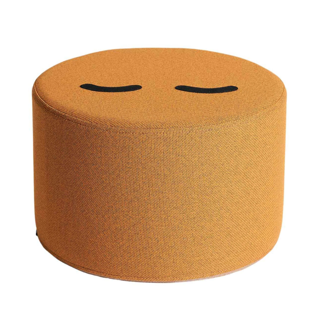 by KlipKlap Mrs. Circle Face Mustard Brown