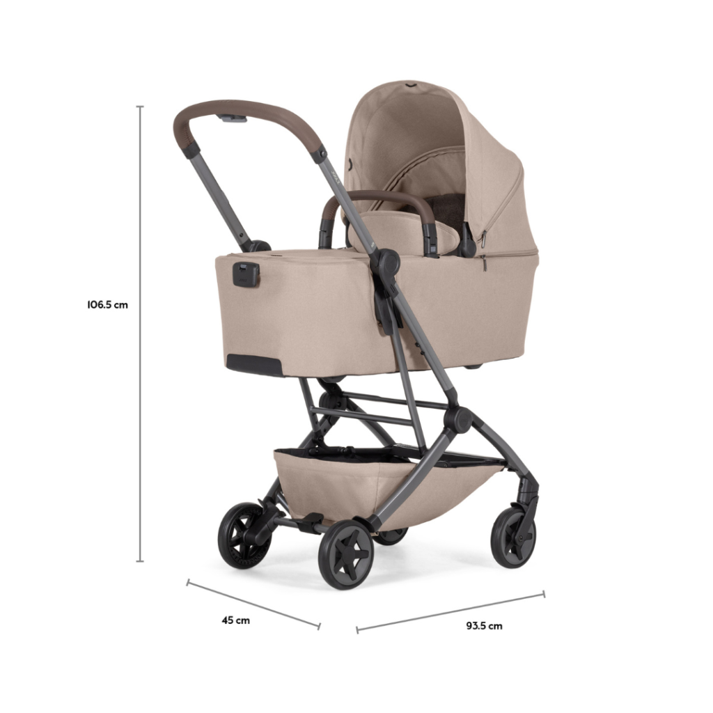 Joolz Aer2 Cot och paket för bugg och spjälsäng sandy taupe