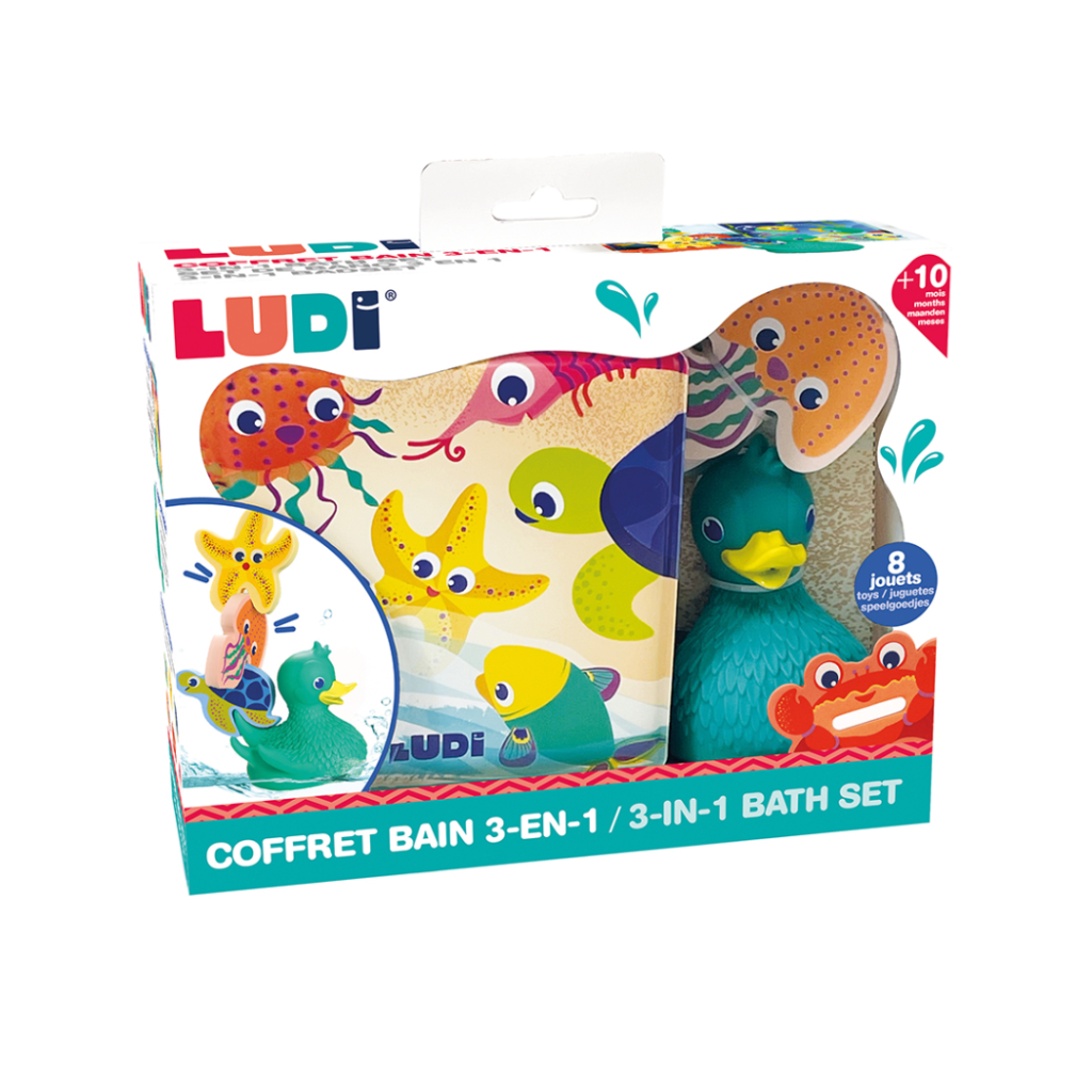 Ludi 3-i-1-badkarsset