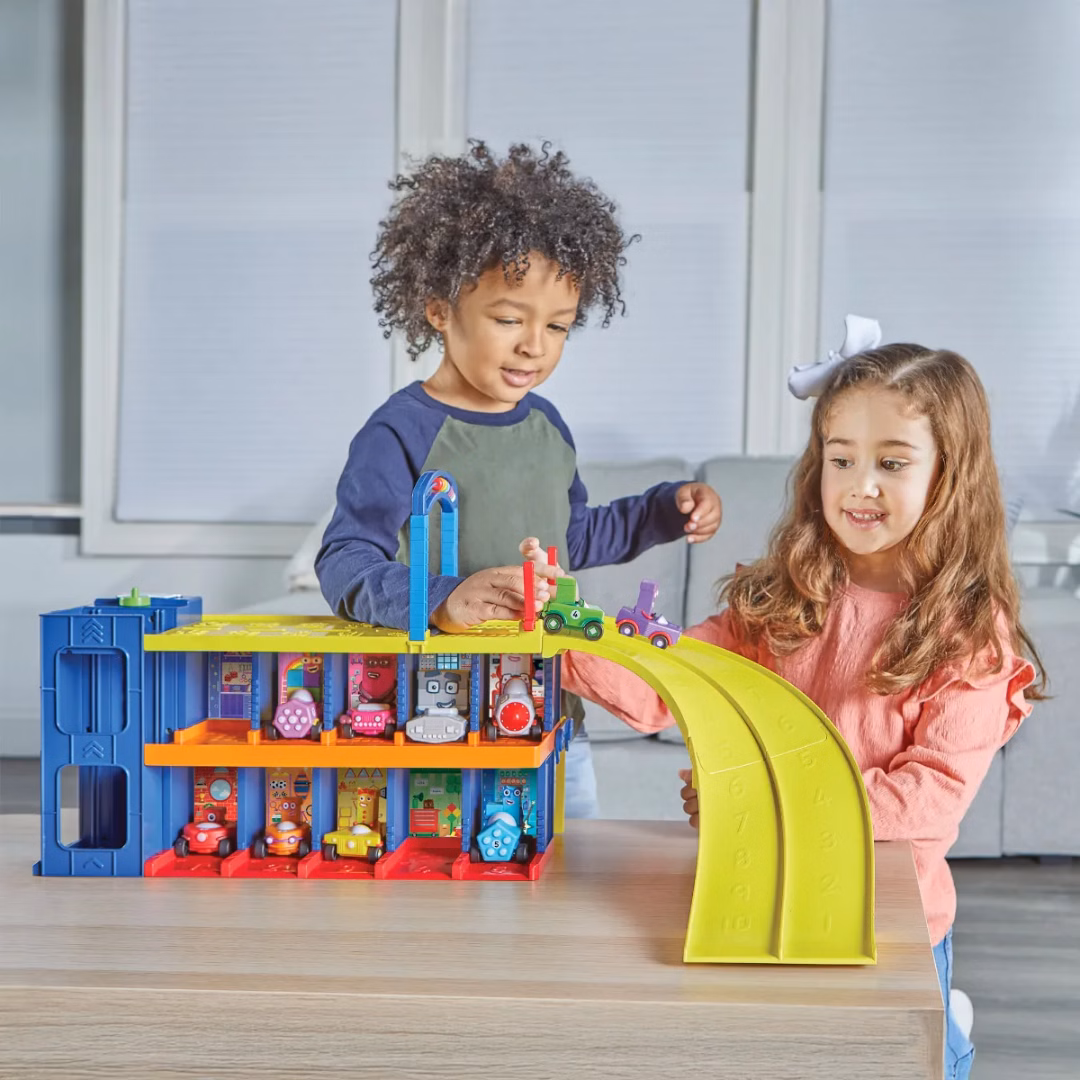 numberblocks tæl bilerne garage learning resources