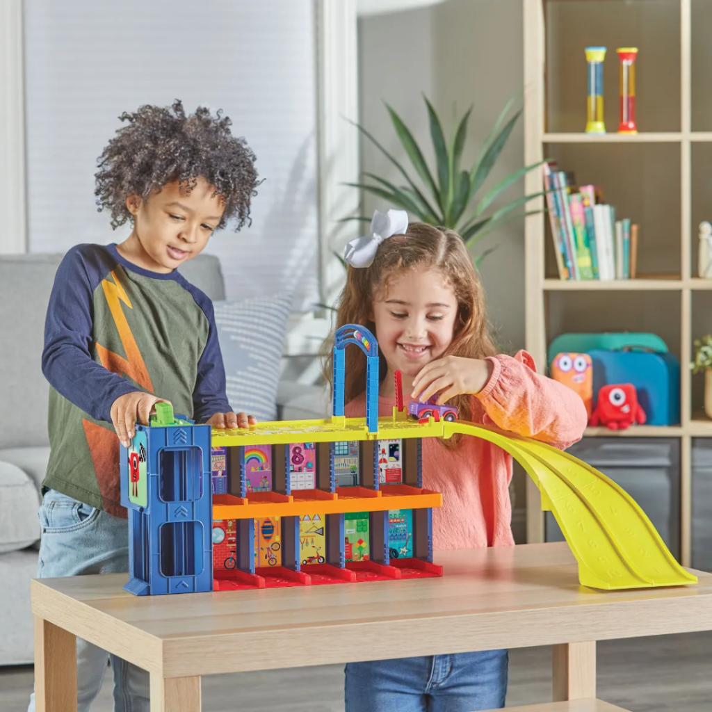 numberblocks räkna bilarna garaget Learning Resources
