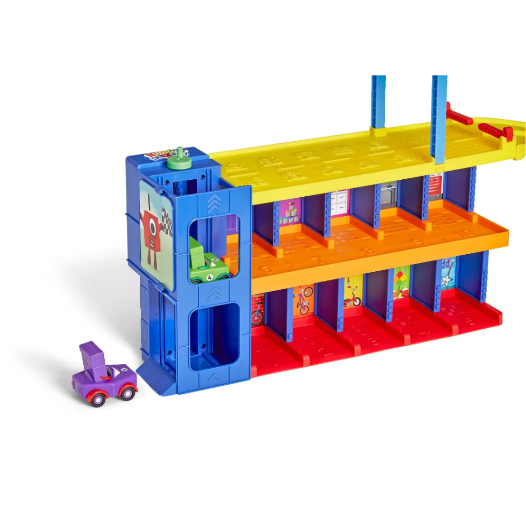 numberblocks räkna bilarna garaget Learning Resources