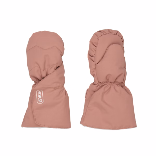 Voksi Baby Mittens varma vantar 2026, blush pink