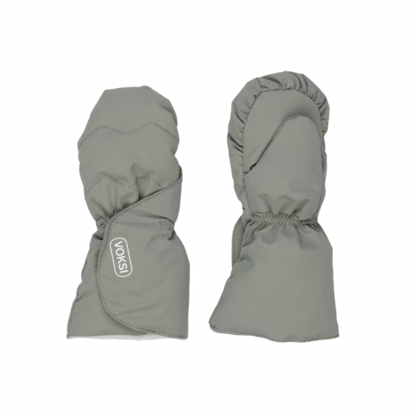 Voksi Baby Mittens – varma vantar 2026, gräsgrön