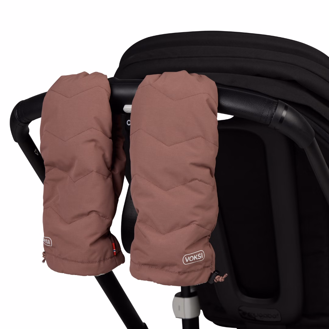 voksi stroller mittens 2026 barnevognshandsker maroon