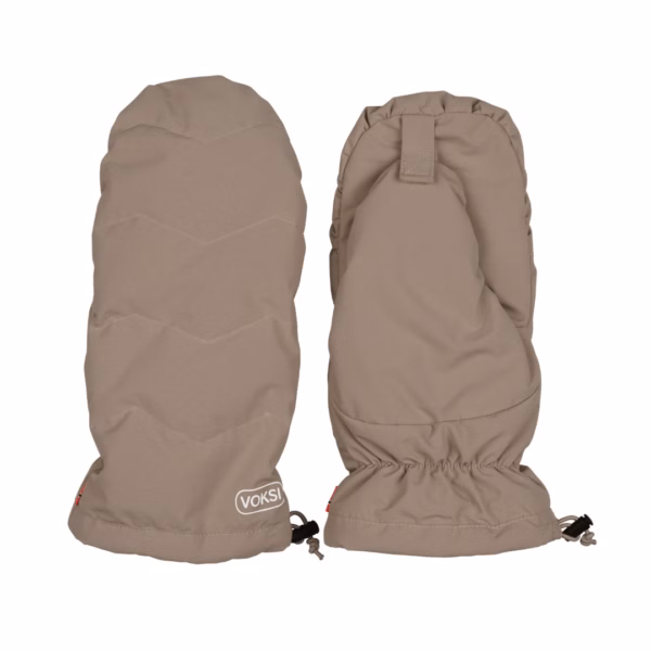 voksi stroller mittens 2026 barnevognshandsker walnut