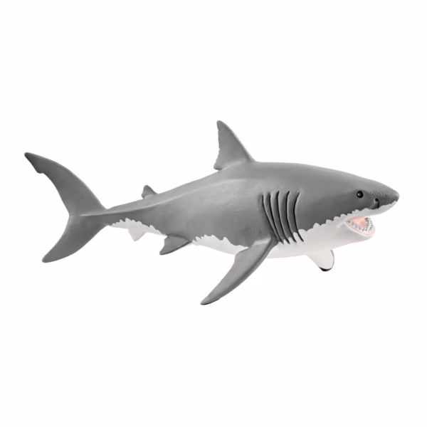 Schleich vit haj (great white shark)