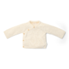 Little Dutch – Stickad kofta med omlott – Off White