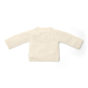 Little Dutch – Stickad kofta med omlott – Off White