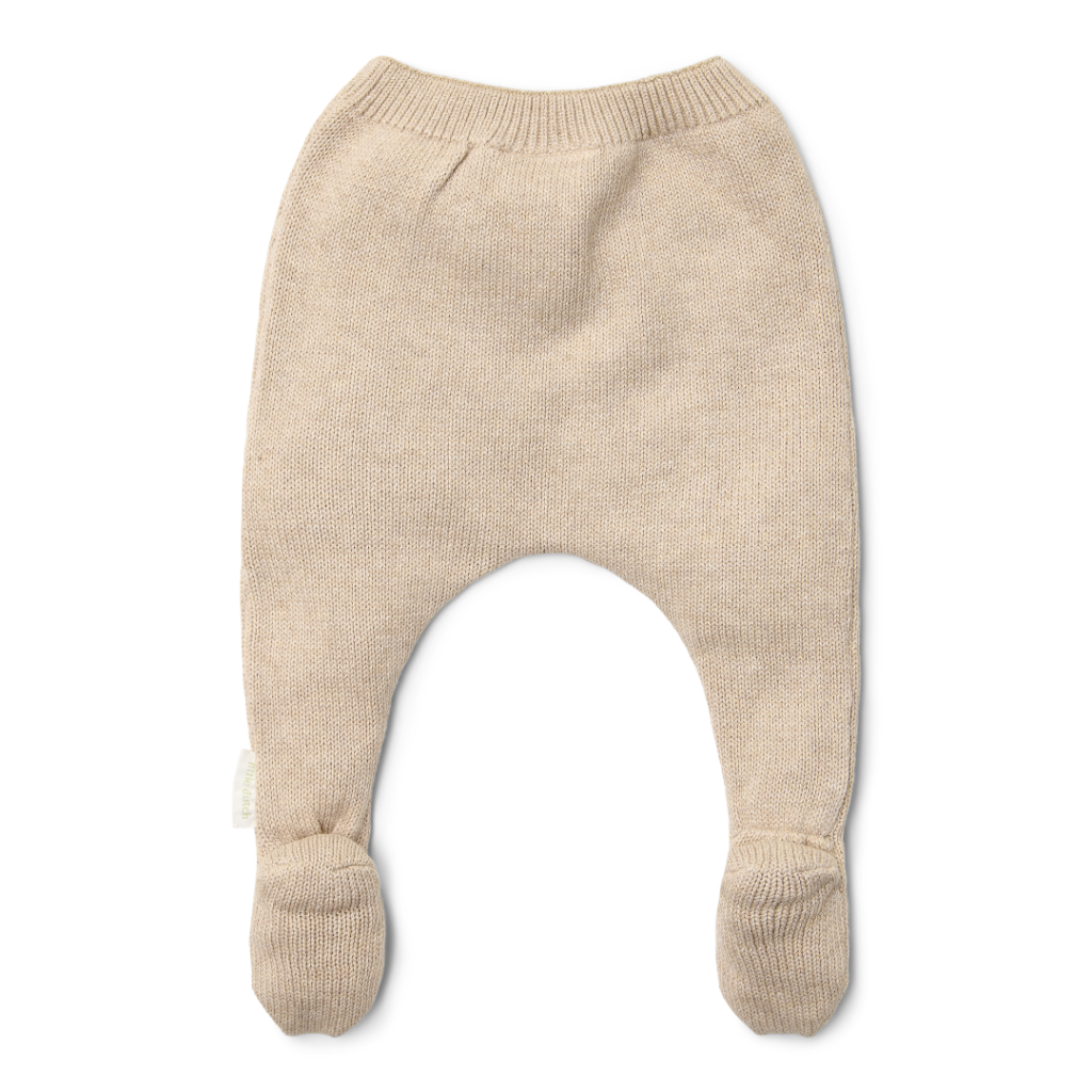 Little Dutch – Stickade byxor – Soft Beige Melee